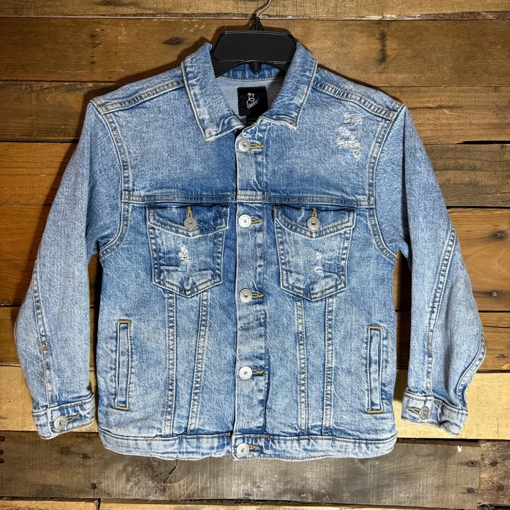 Monogram J Jean Jacket Girls size 6 Art Class‎ brand.